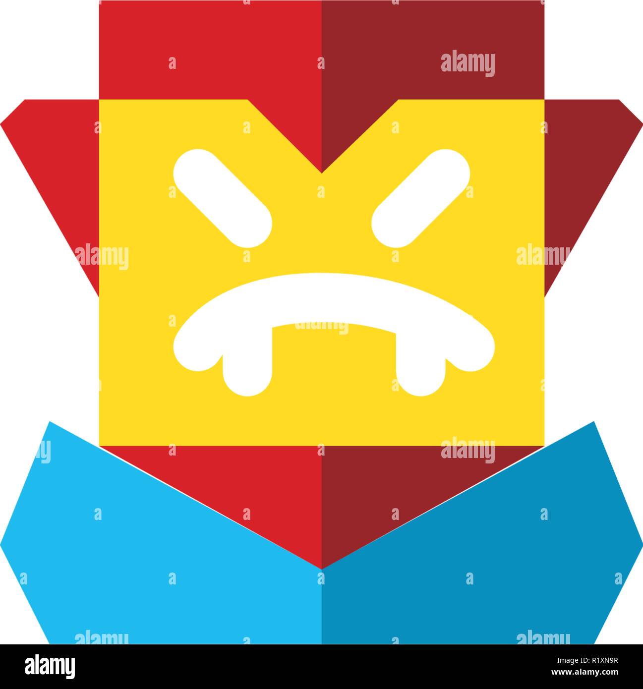 Halloween Celebration Icon Template Stock Vector
