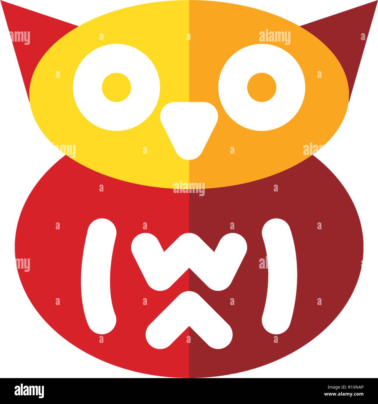 Halloween Celebration Icon Template Stock Vector