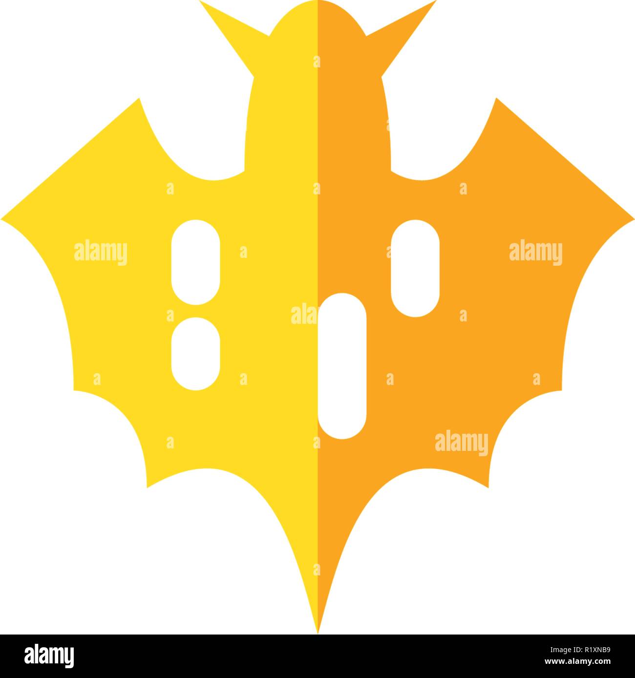 Halloween Celebration Icon Template Stock Vector