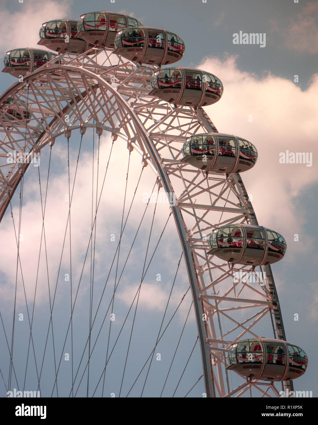 The Ferris wheel Golden Eye in London Stock Photo - Alamy