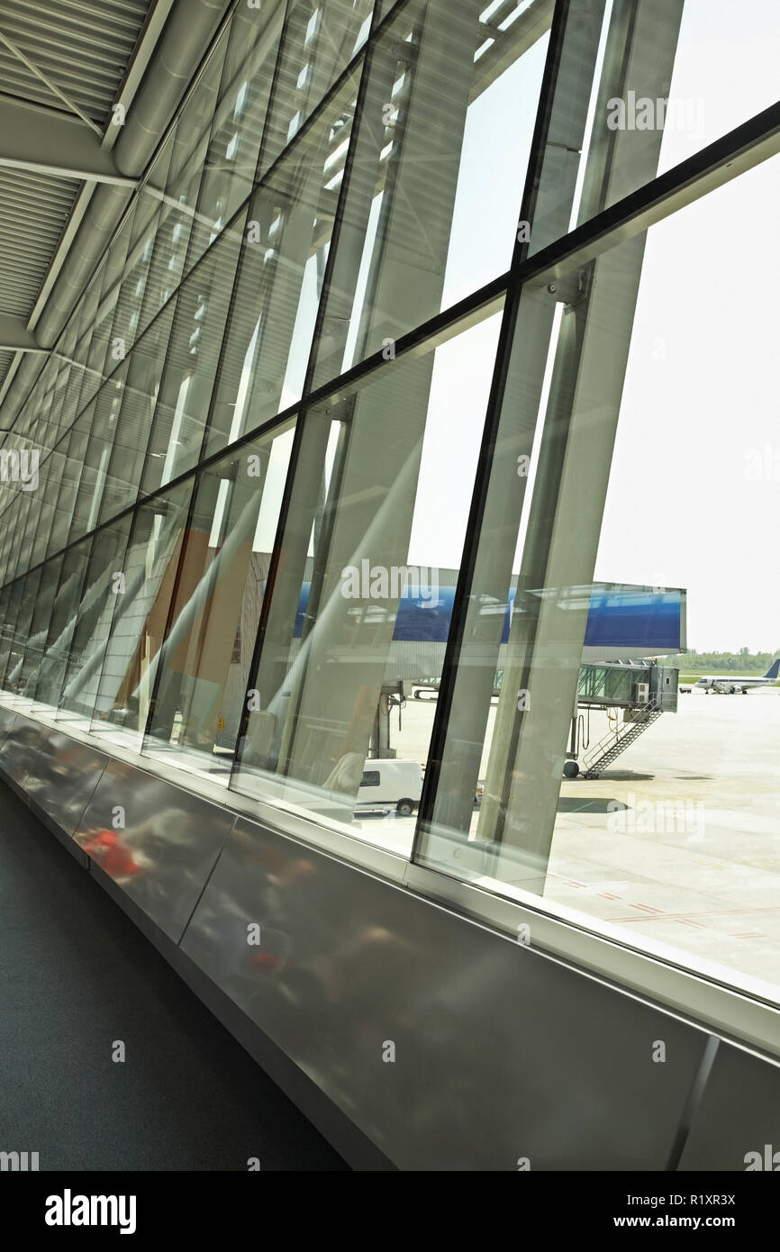 International terminal of Warsaw Chopin Airport. Poland Stock Photo Alamy