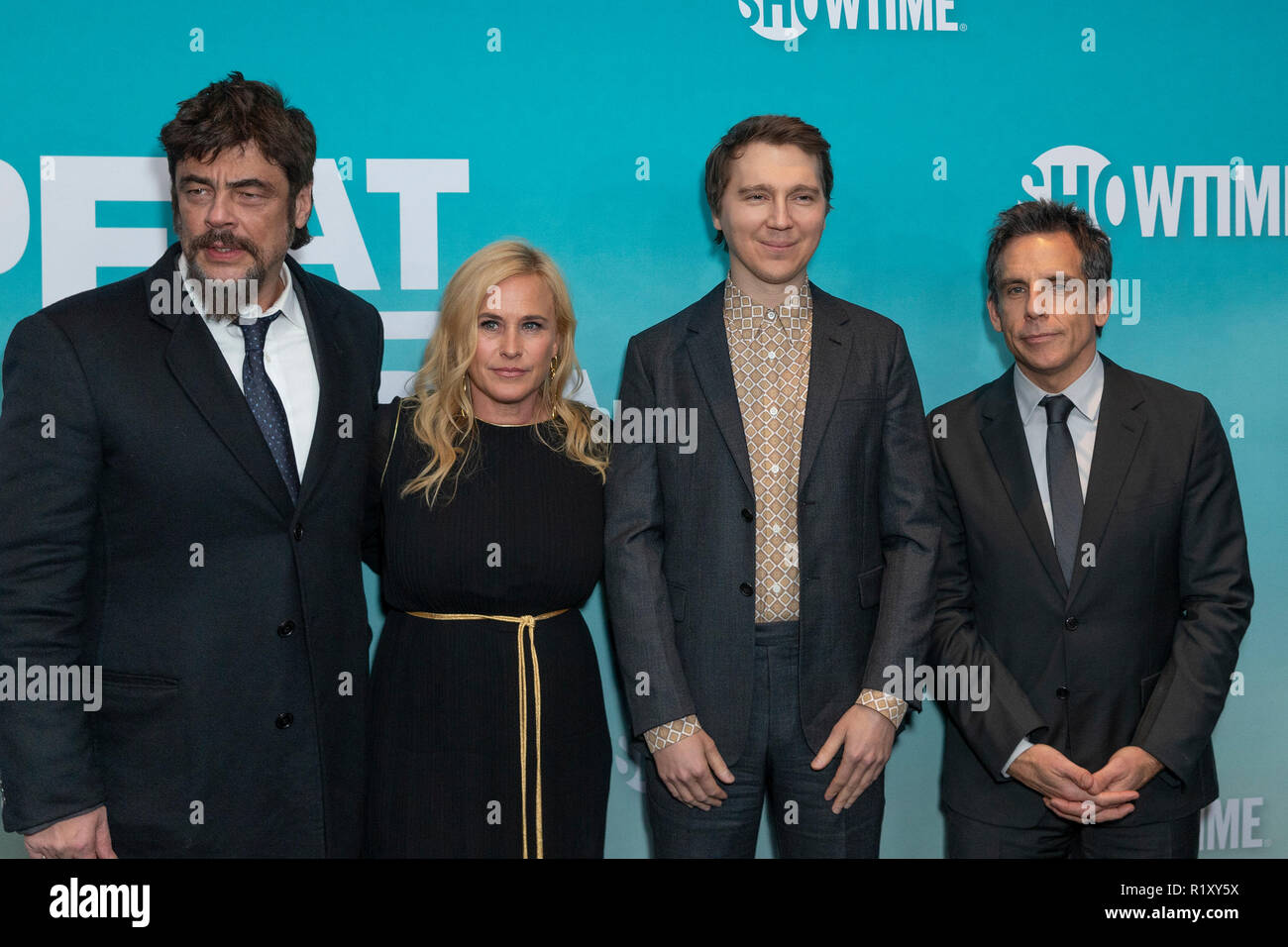 New York, United States. 14th Nov, 2018. Benicio Del Toro, Patricia