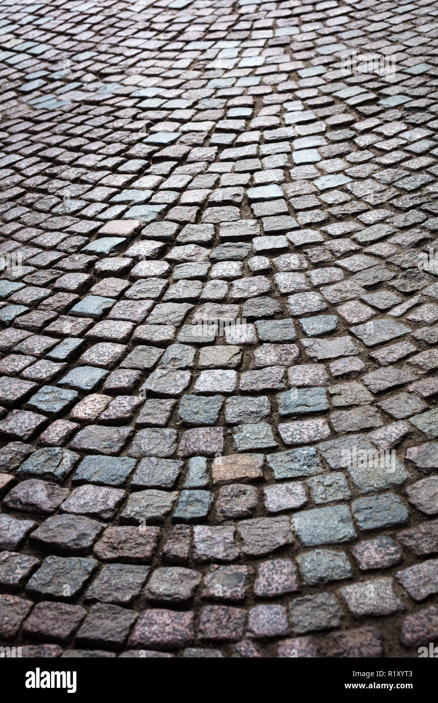 abstract background of old cobblestone pavement Stock Photo - Alamy