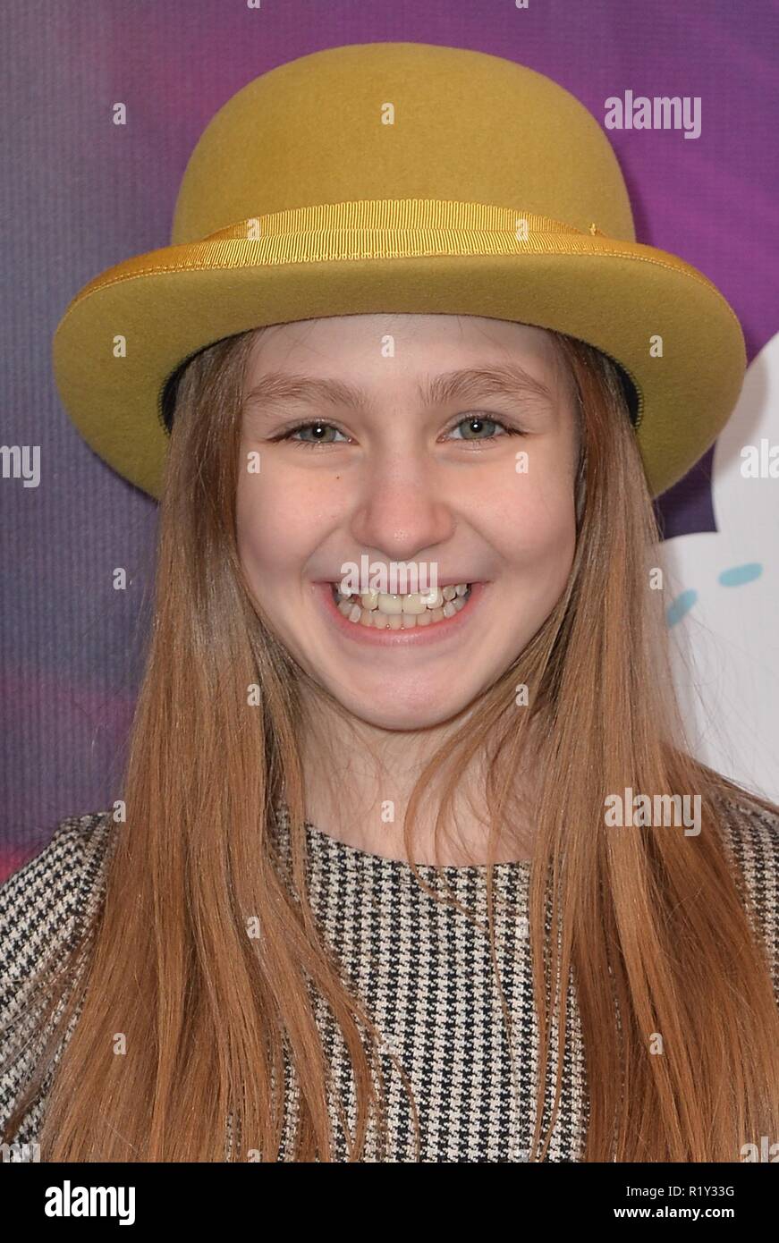 New York, NY, USA. 14th Nov, 2018. Mimi Ryder Photo Call for DREAMWORKS ...