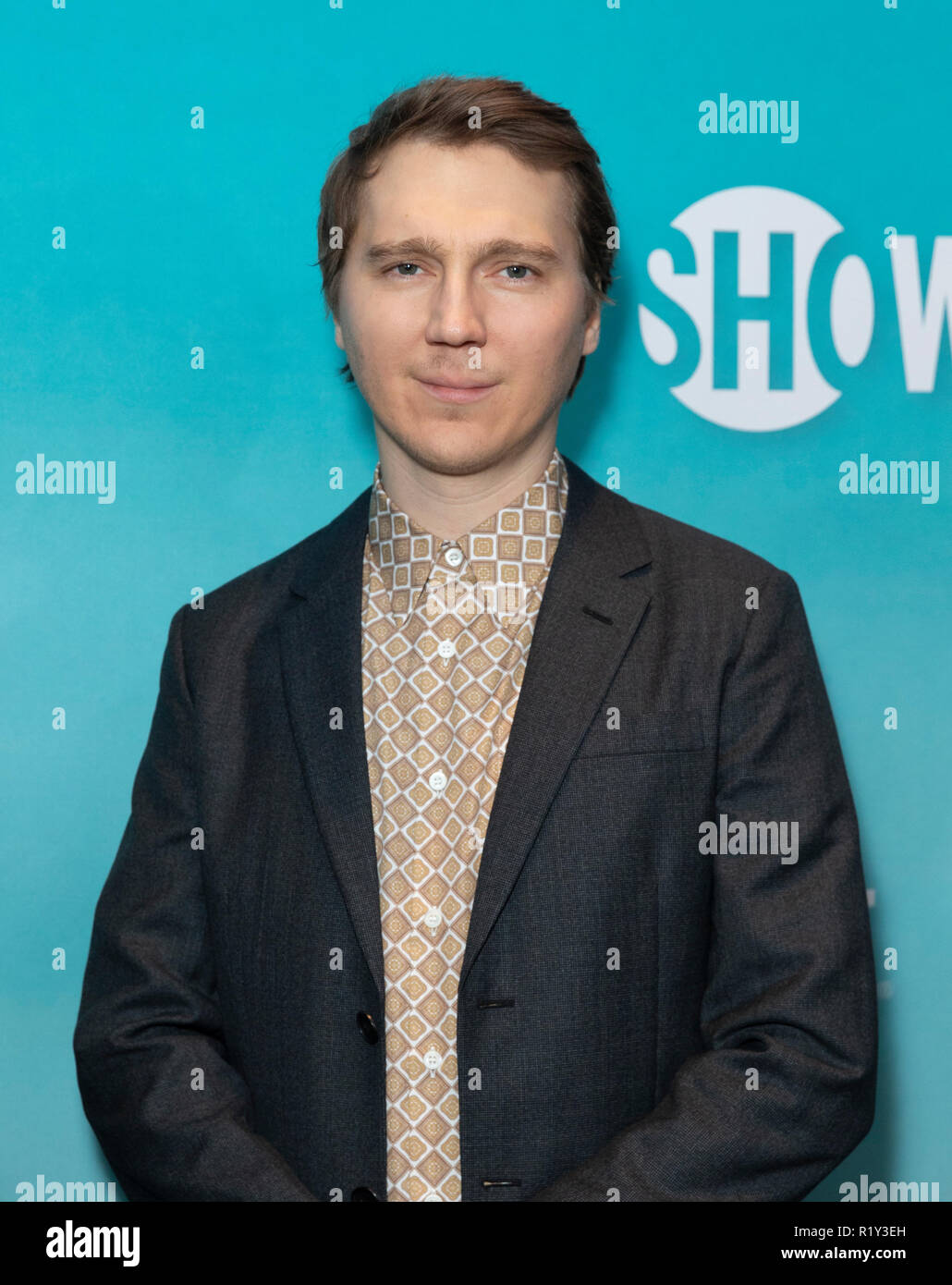 New York, USA November 14, 2018 Paul Dano attends the Showtime