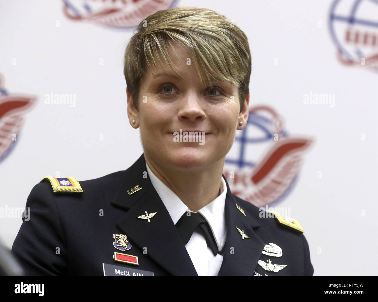 Nasa Astronaut Anne Mcclain In High Resolution Stock Photography and