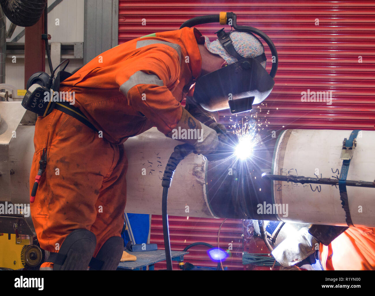 Grinder offshore Stock Photo