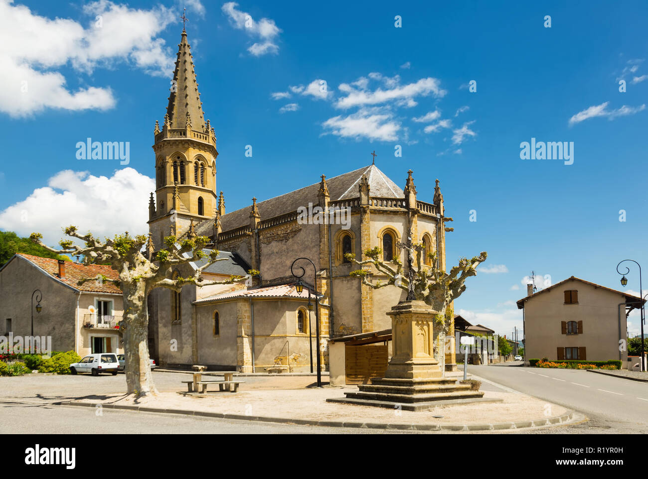 Ancient building of parochial Catholic Church of SaintMichel in