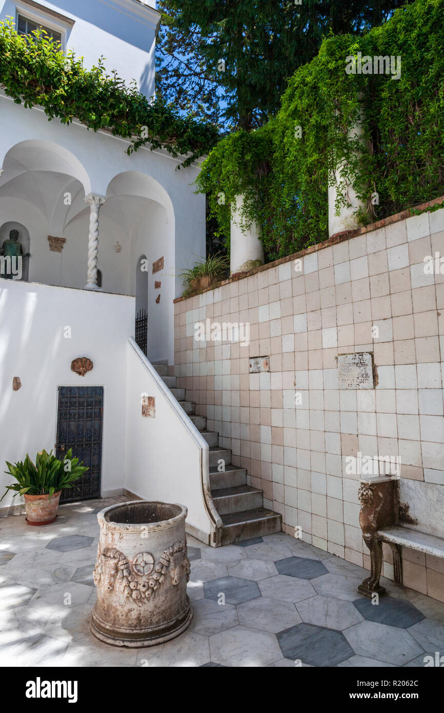 The garden of Villa San Michele the home of Axel Munthe, Anacapri