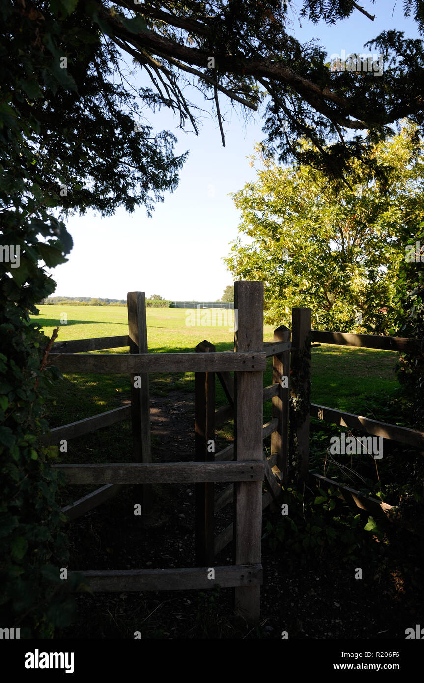 View of Recreation Ground, Essendon, Hertfordshire Stock Photo Alamy