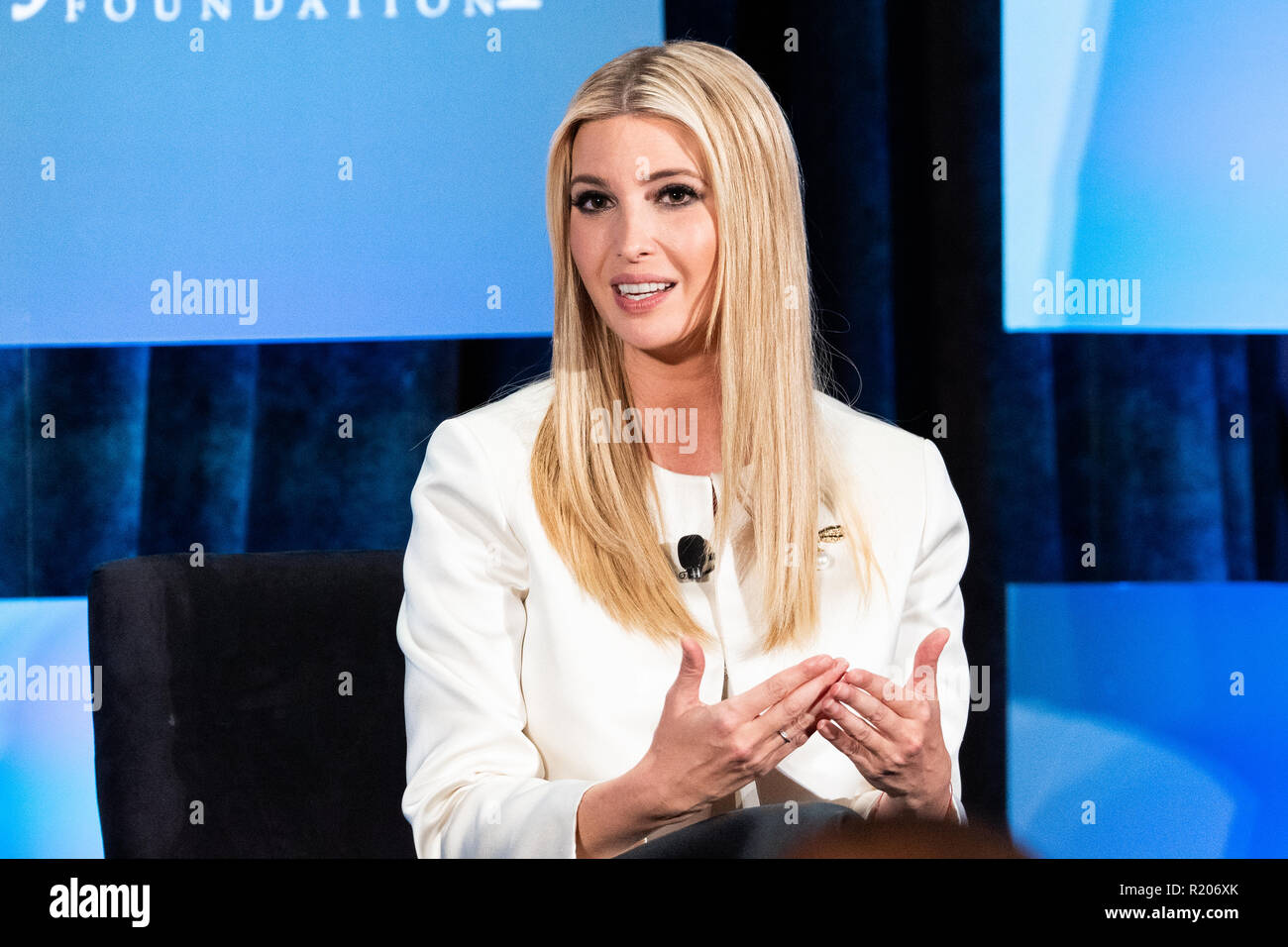 Ivanka Trump, senior advisor to the US President, at the Jack Kemp