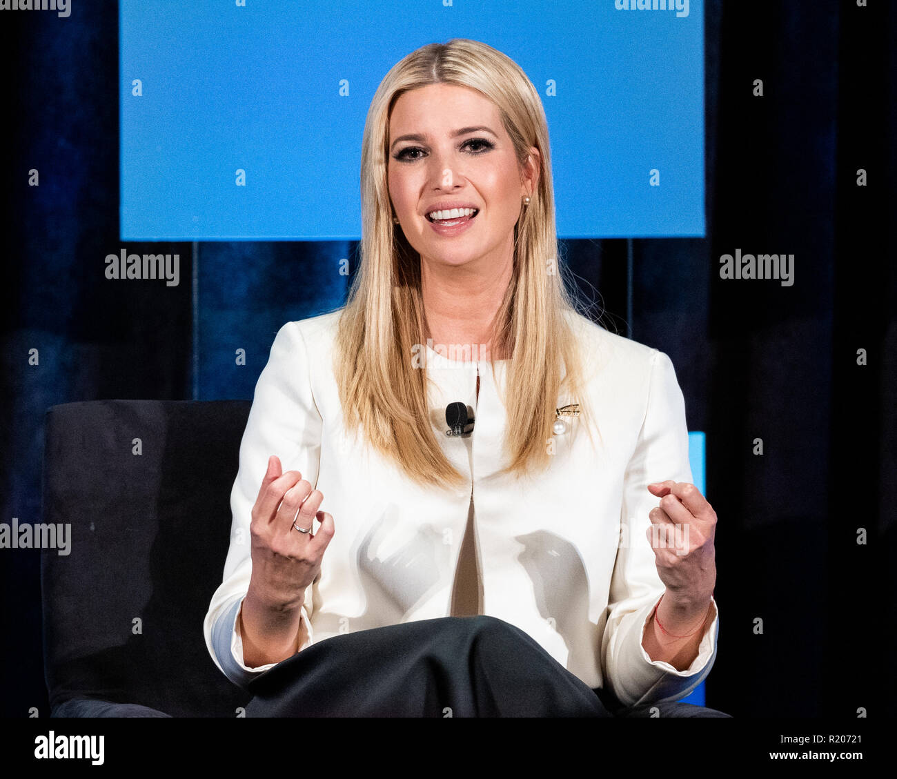 Ivanka Trump, senior advisor to the US President, at the Jack Kemp