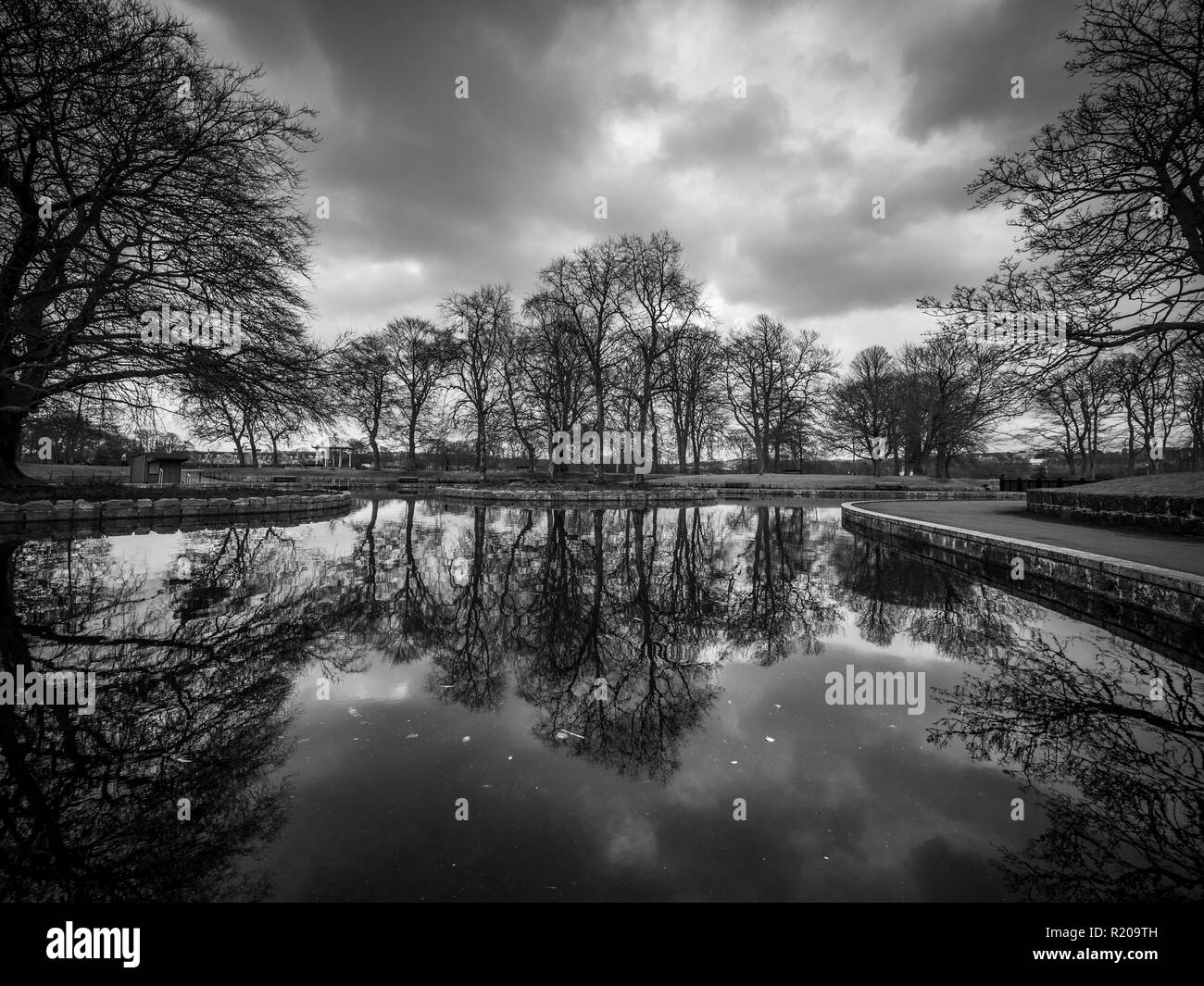 City park in Aberdeen Stock Photo