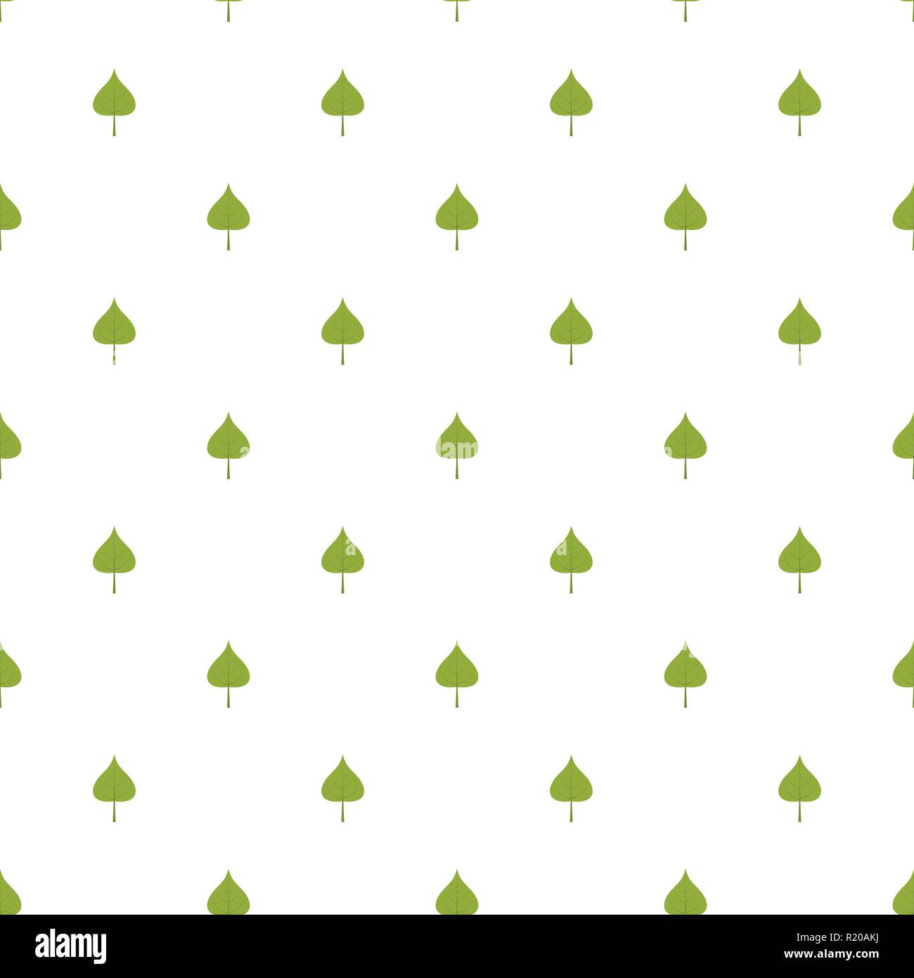 Poplar leaf pattern seamless in flat style for any design Stock Vector ...