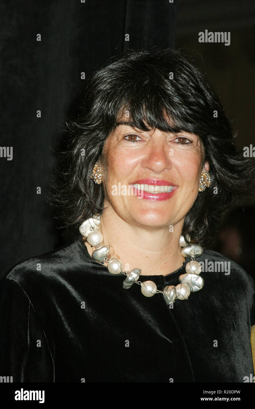 Christiane Amanpour  10/16/08 '19th Courage in Journalism Awards'  @ Beverly Hills Hotel, Beverly Hills Photo by Megumi Torii/HNW / PictureLux  (October 16, 2008) Stock Photo