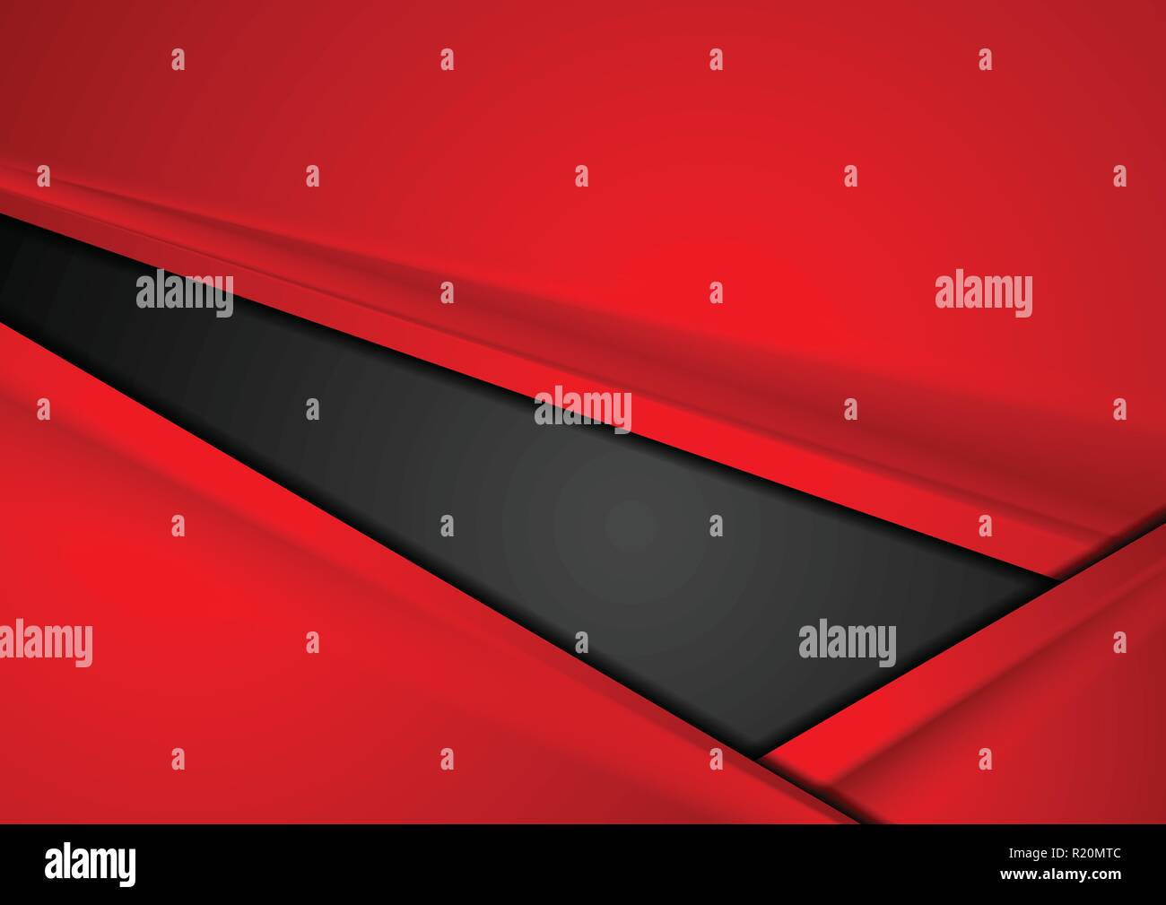 Red and black tech corporate contrast background. Vector design Stock ...