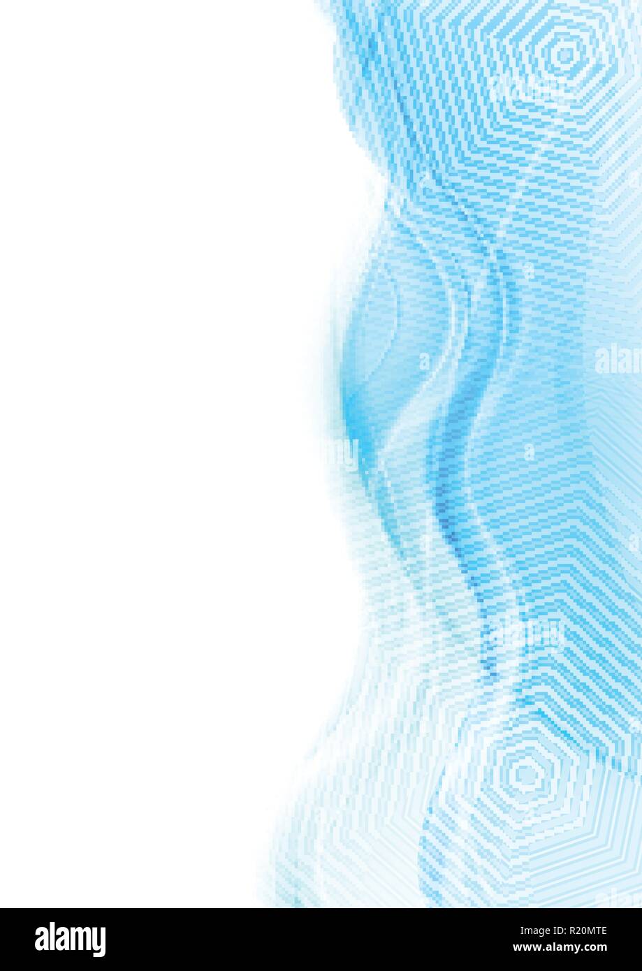 Abstract concept shiny blue wavy background. Vector design Stock Vector ...