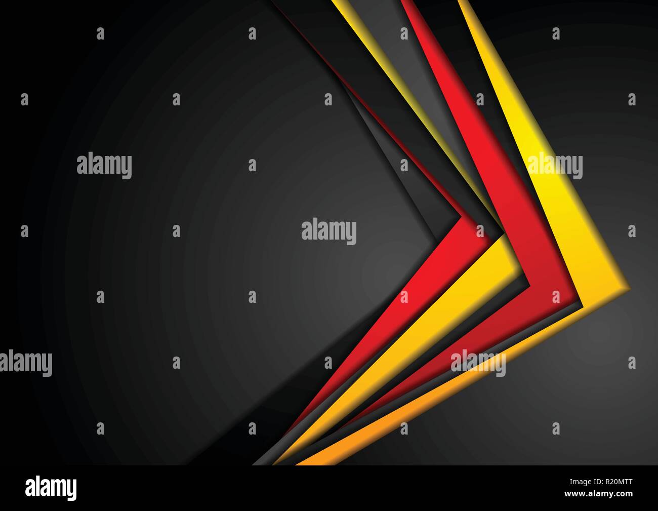 Abstract red, orange and black corporate vector background Stock Vector