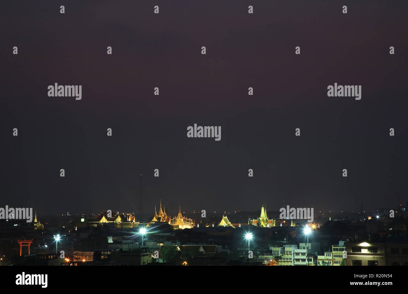 View Grand Palace in Bangkok. Kingdom of Thailand Stock Photo - Alamy