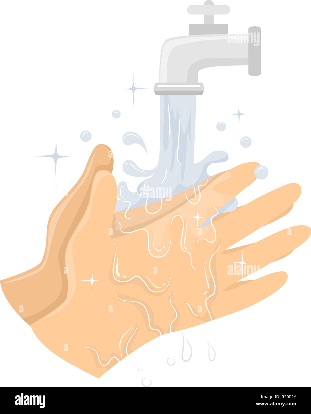 Hand Washing Technique Stock Photos & Hand Washing Technique Stock