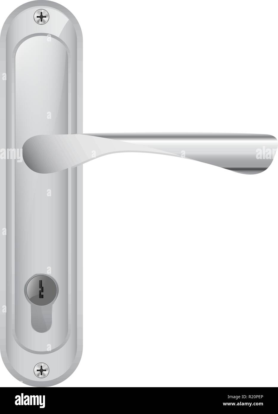 Door handle Stock Vector