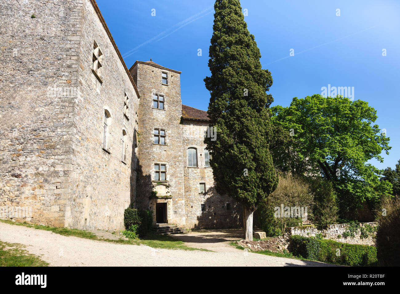 Bruniquel Castle, Tarn, Midi-Pyrenees, Occitanie, France Stock Photo