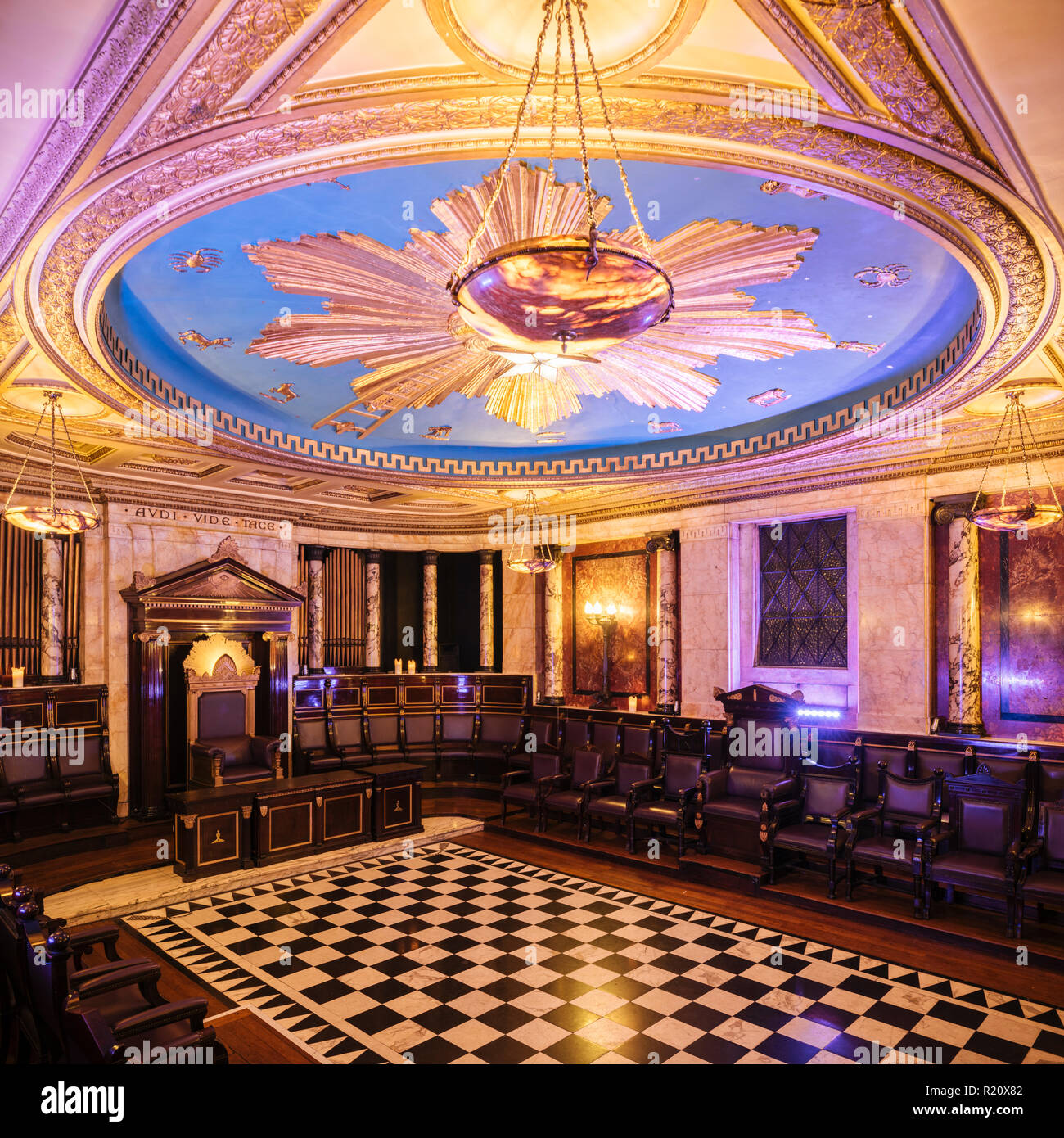 Interior Of Masonic Temple Andaz Liverpool Street Hotel