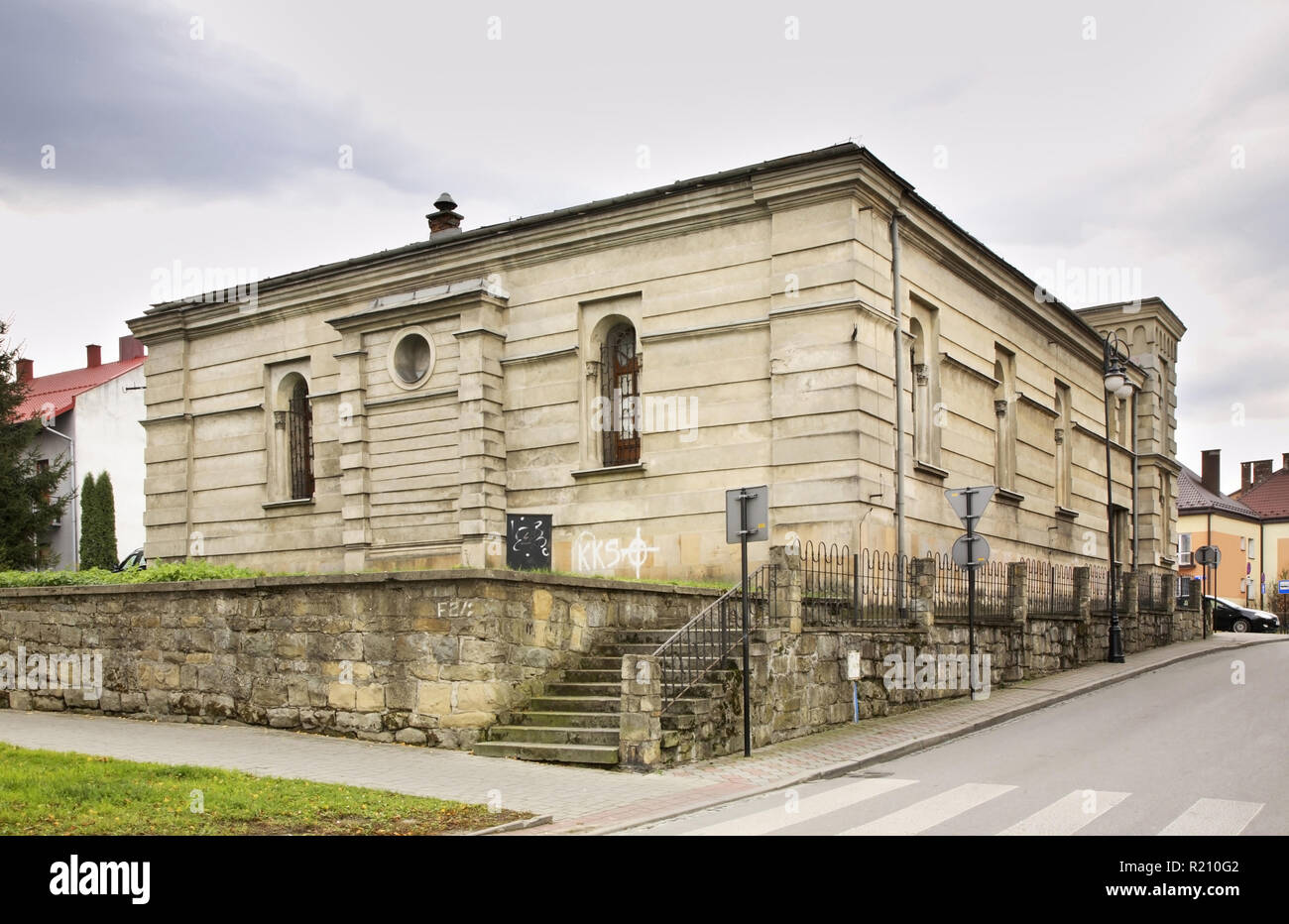 Former synagogue in Nowy Sacz. Poland Stock Photo Alamy