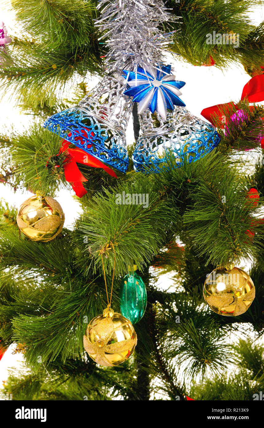 Christmas Tree As A Background Stock Photo - Alamy