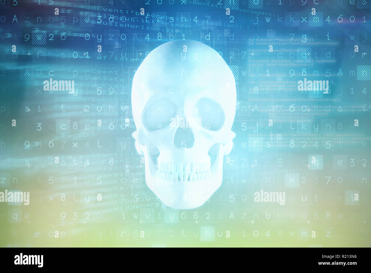 Composite image of virus background Stock Photo