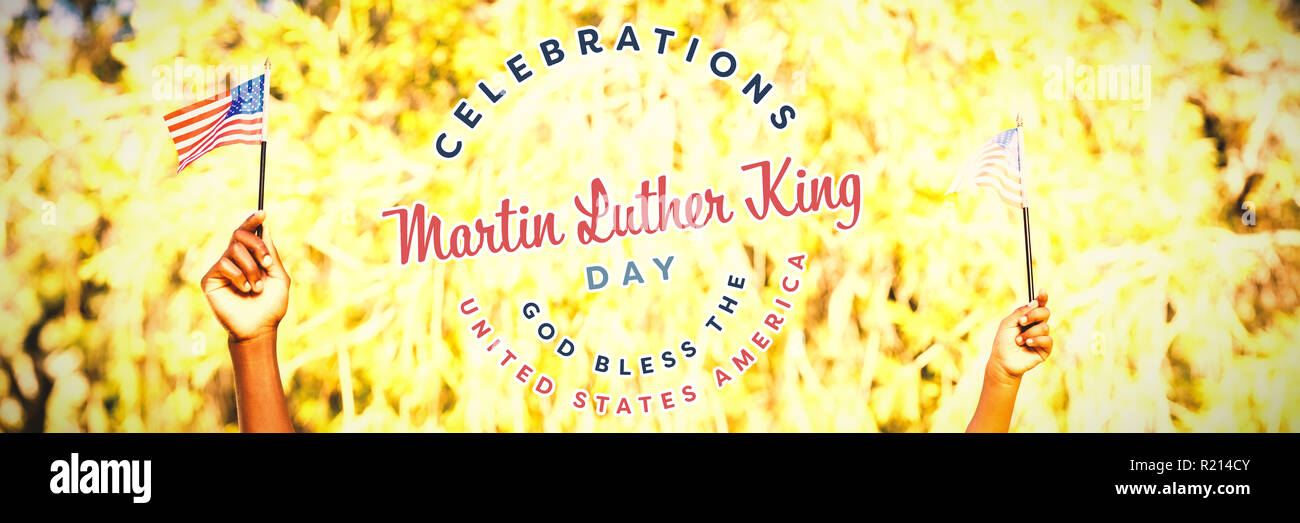 Composite image of martin luther king day Stock Photo