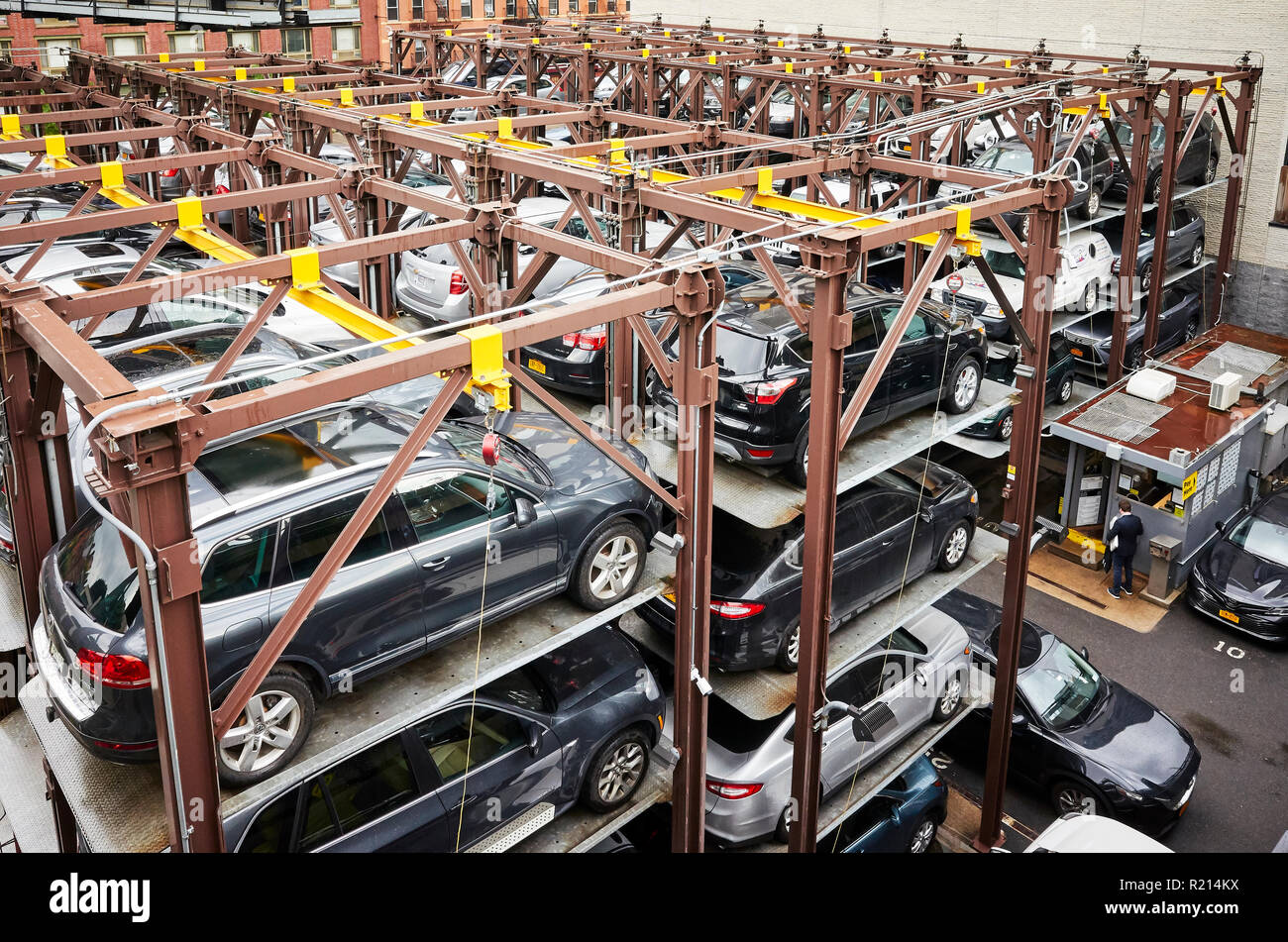 Car stack parking hires stock photography and images Alamy