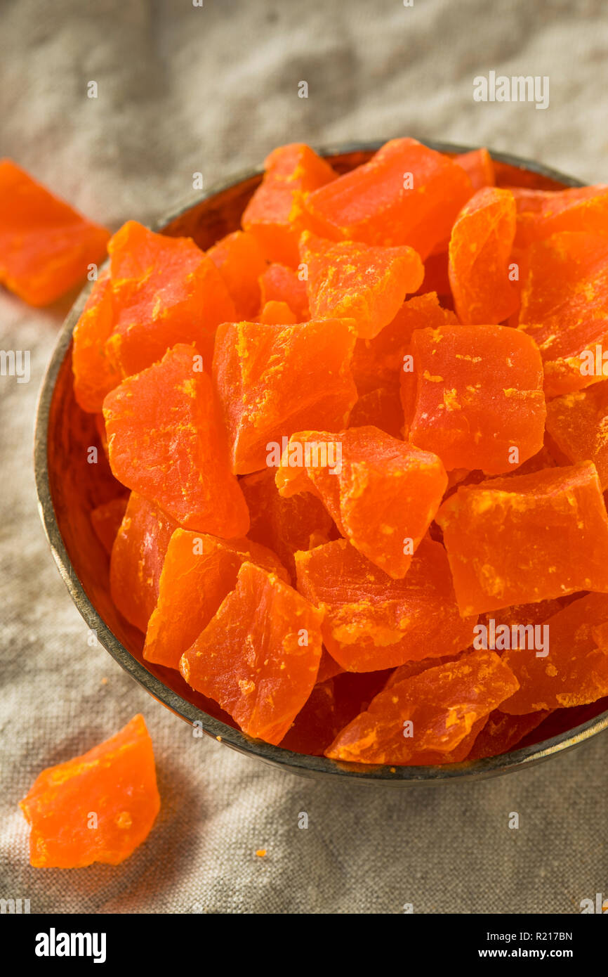 Organic Healthy Dried Papaya Fruit Ready to Eat Stock Photo Alamy