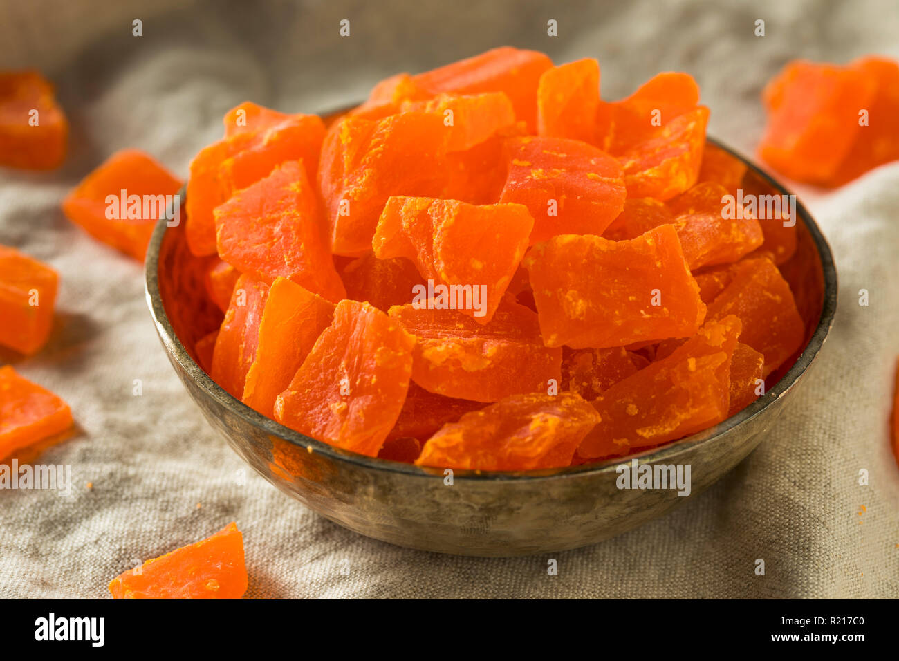 Organic Healthy Dried Papaya Fruit Ready to Eat Stock Photo Alamy