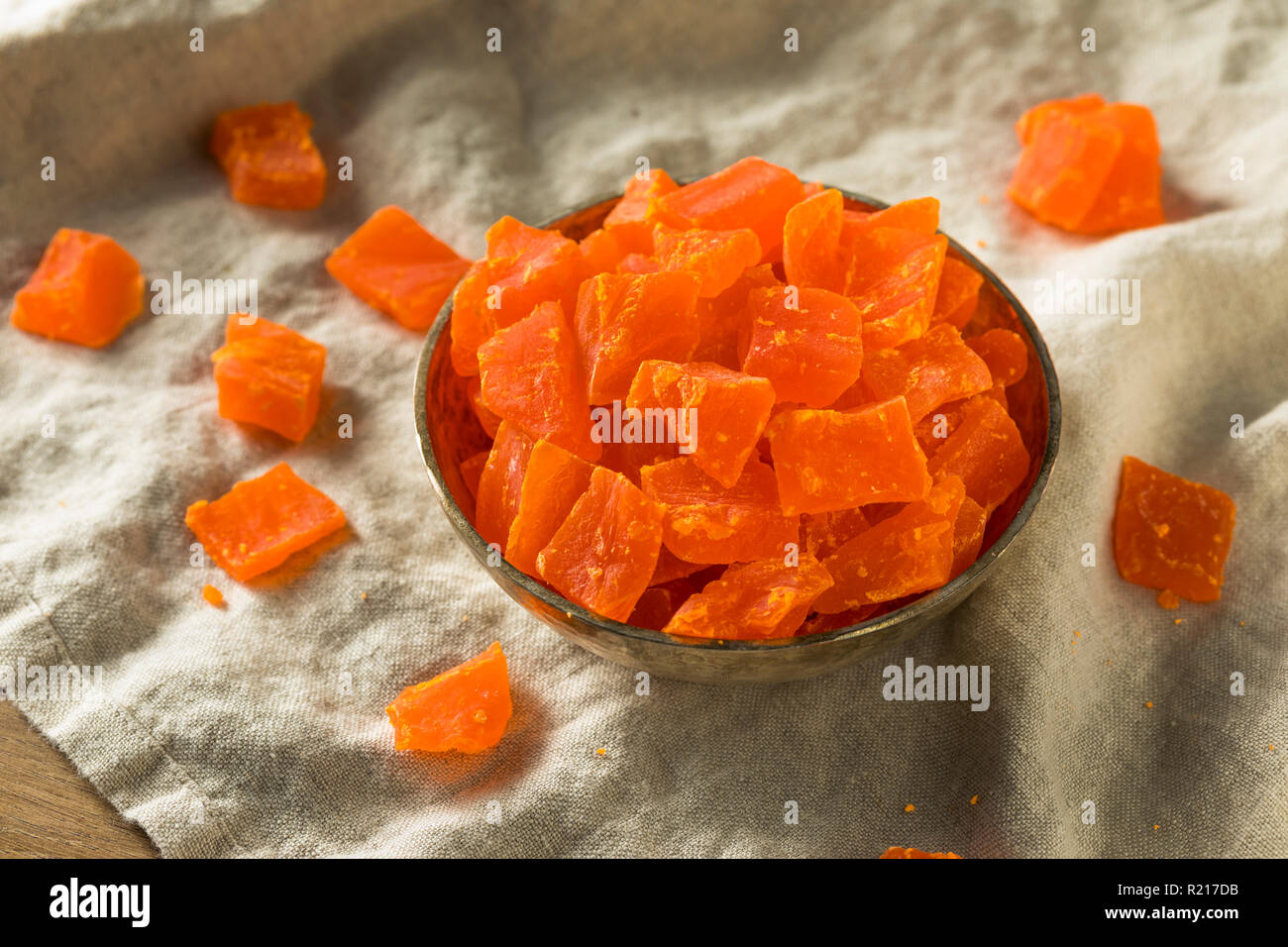 Organic Healthy Dried Papaya Fruit Ready to Eat Stock Photo Alamy