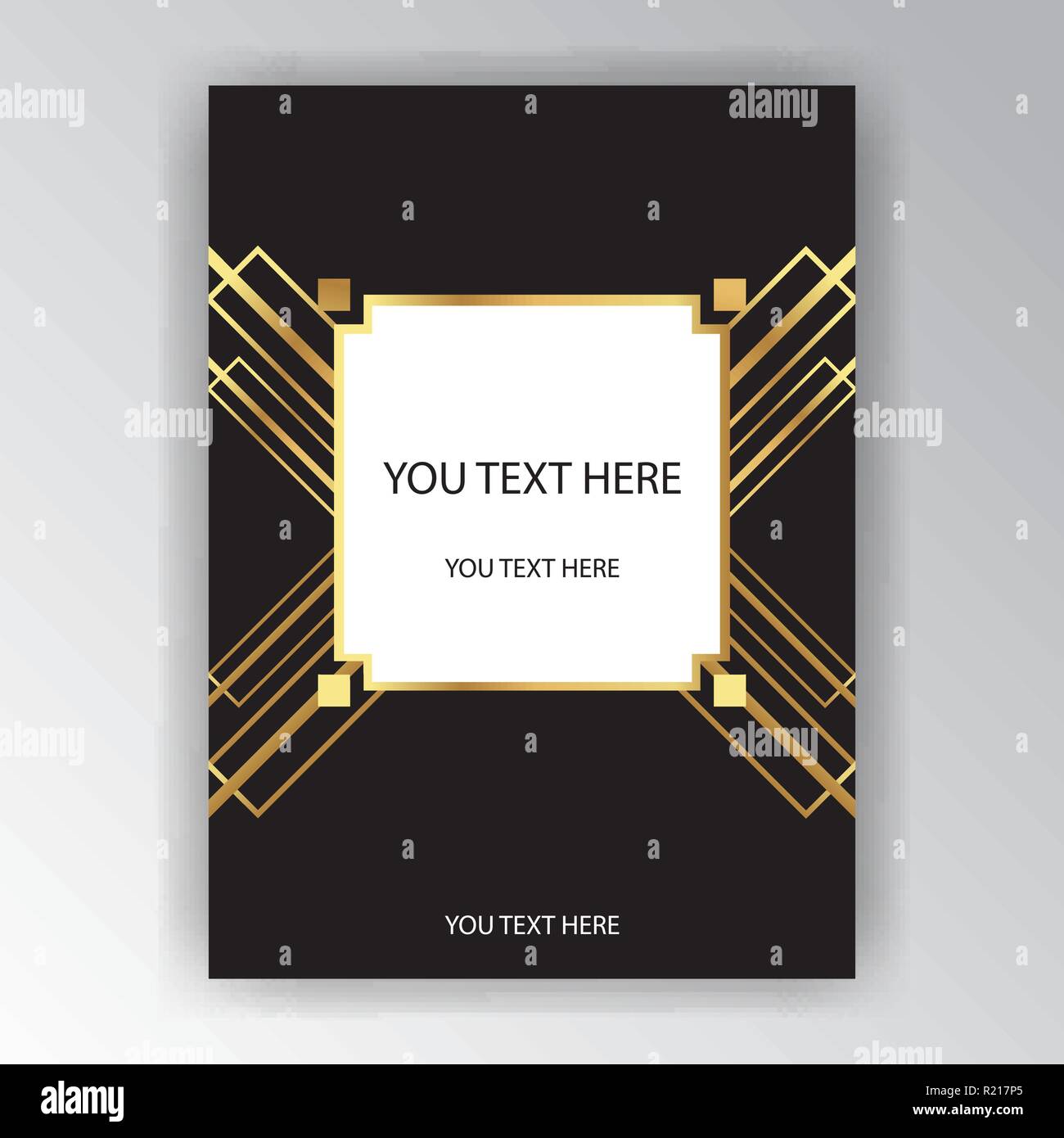 Poster vintage line art Stock Vector Images - Alamy