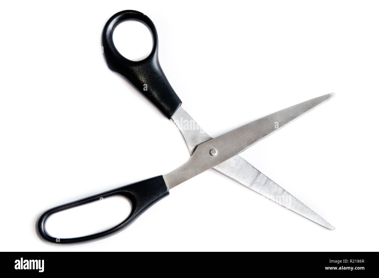 scissors isolated on a white background Stock Photo