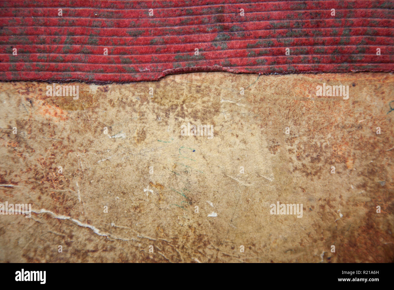 old brown book cover texture background Stock Photo