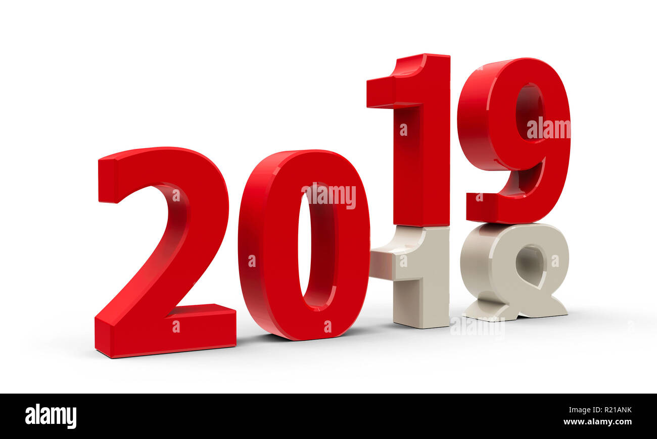 18 19 Change Represents The New Year 19 Three Dimensional Rendering 3d Illustration Stock Photo Alamy 18 19 Change Represents The New Year 19 Three Dimensional Rendering 3d Illustration Stock Photo Alamy