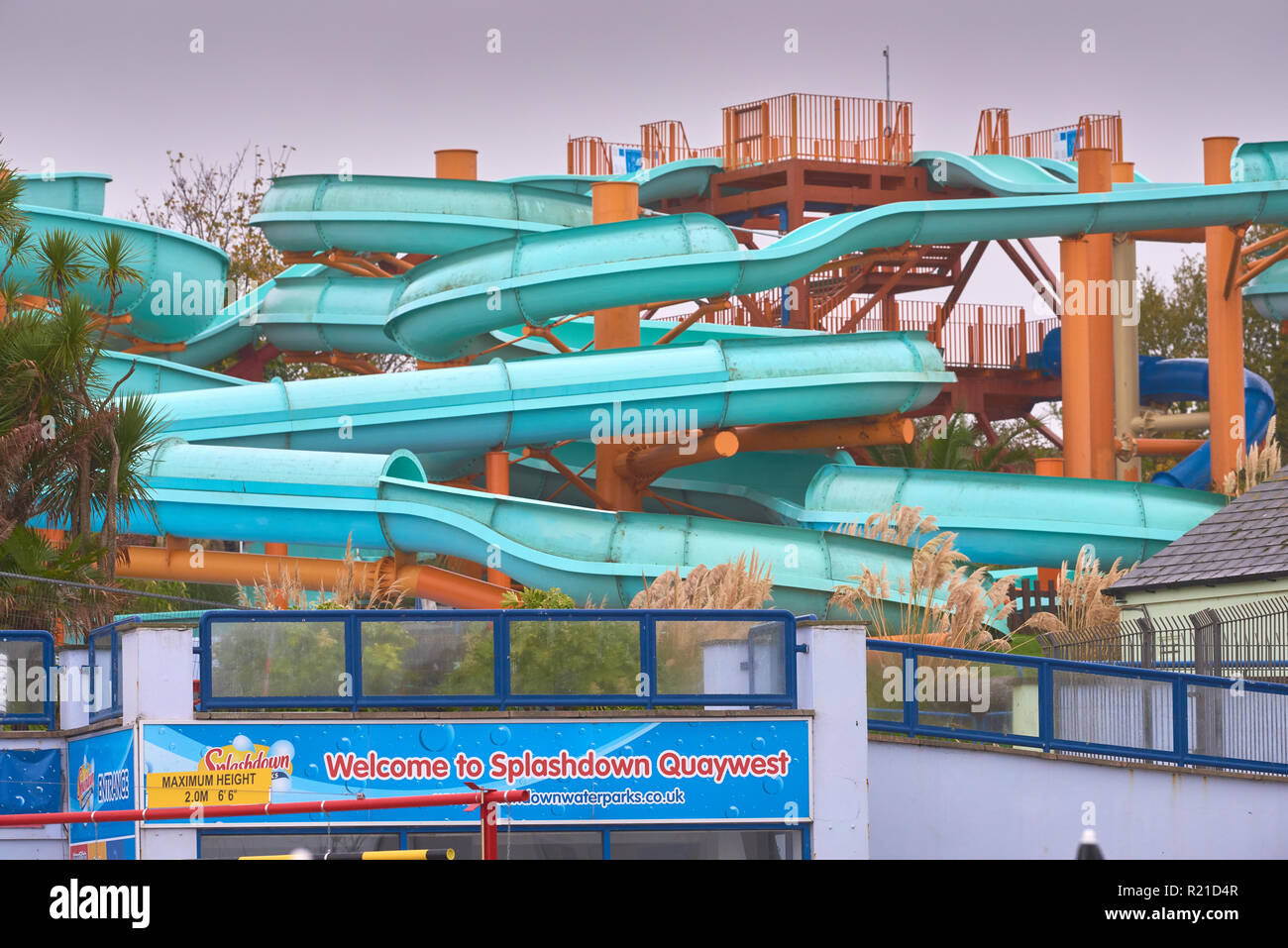 Devon splashdown water park hires stock photography and images Alamy