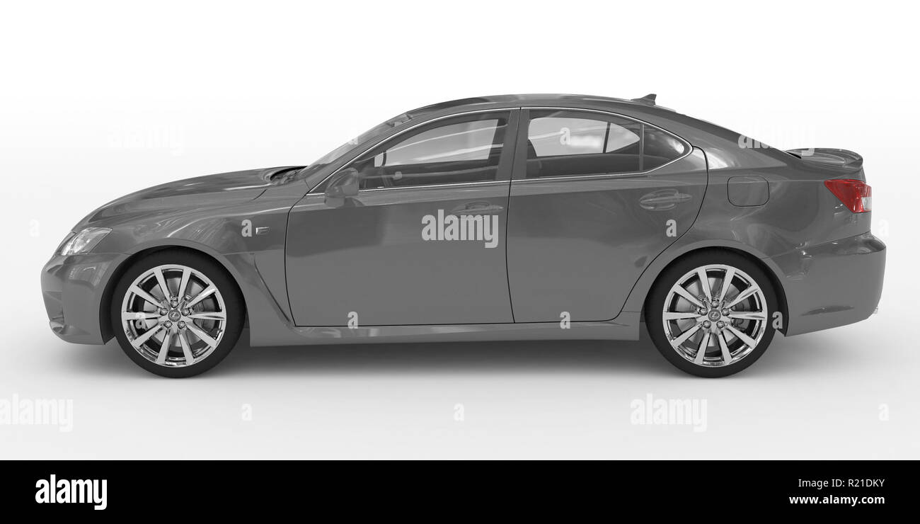 Metallic Grey Paint Car High Resolution Stock Photography and Images