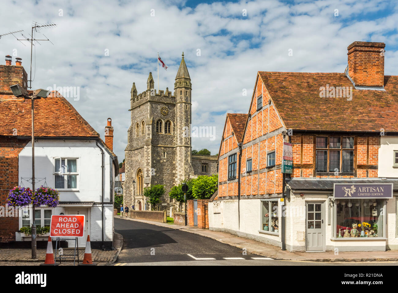 Timberframed buildings in Old Amersham, Buckinghamshire, The Chilterns