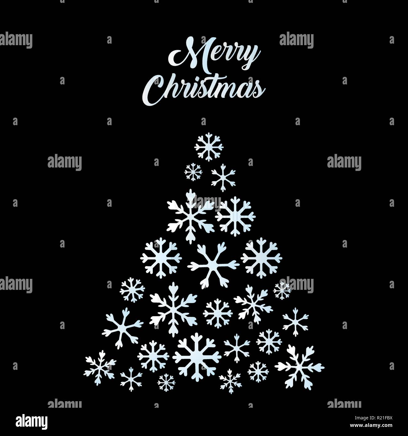Christmas background with Christmas tree, vector illustration. Stock Vector