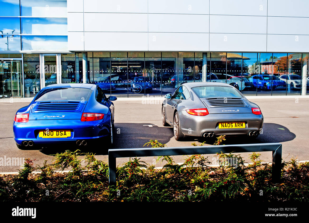 Porsche Carreras, Porsche Teesside Centre, Preston Farm, Stockton on