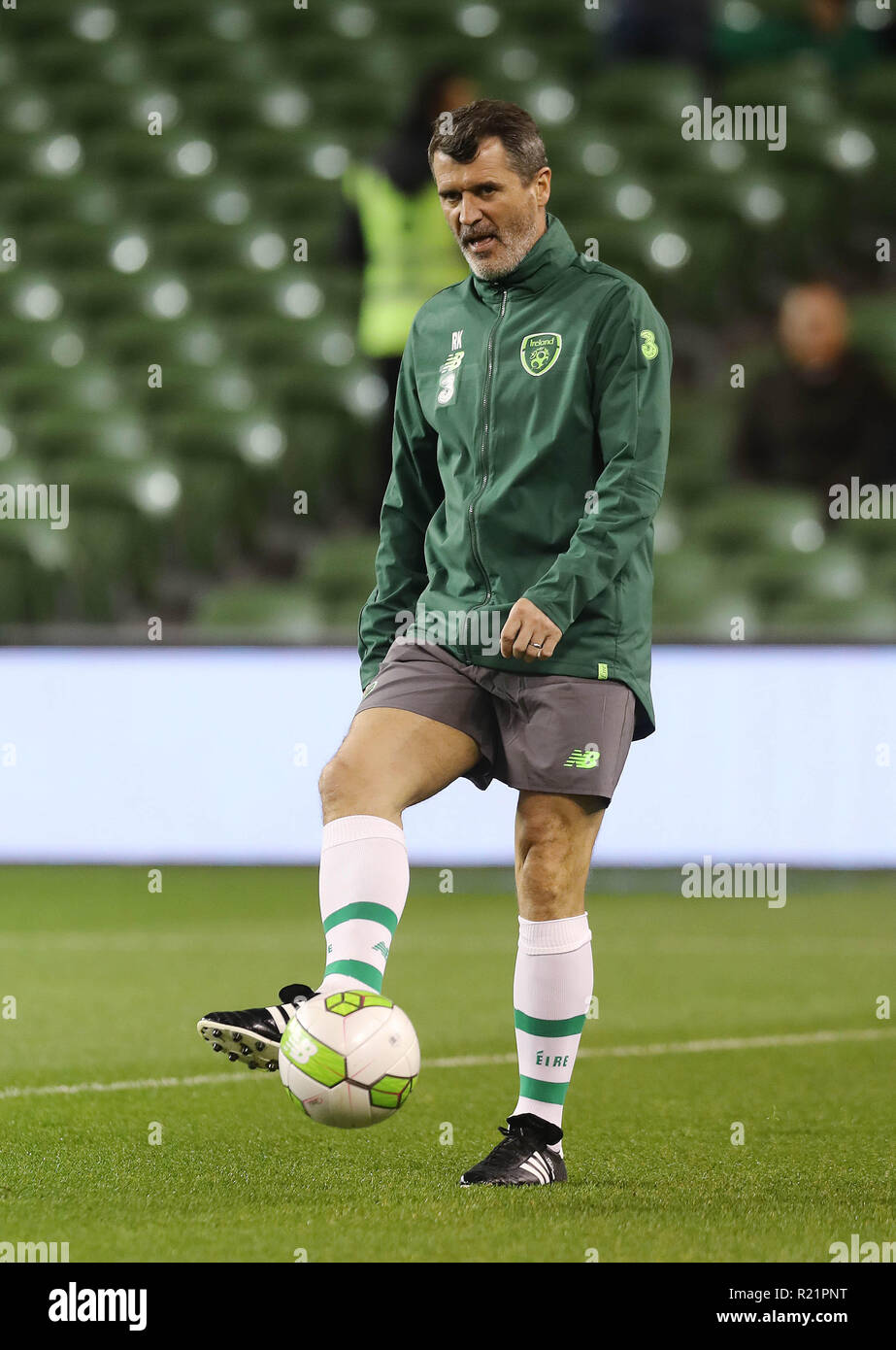 Republic Of Ireland Coach Roy Keane Before The International Friendly At The Aviva Stadium Dublin Stock Photo Alamy
