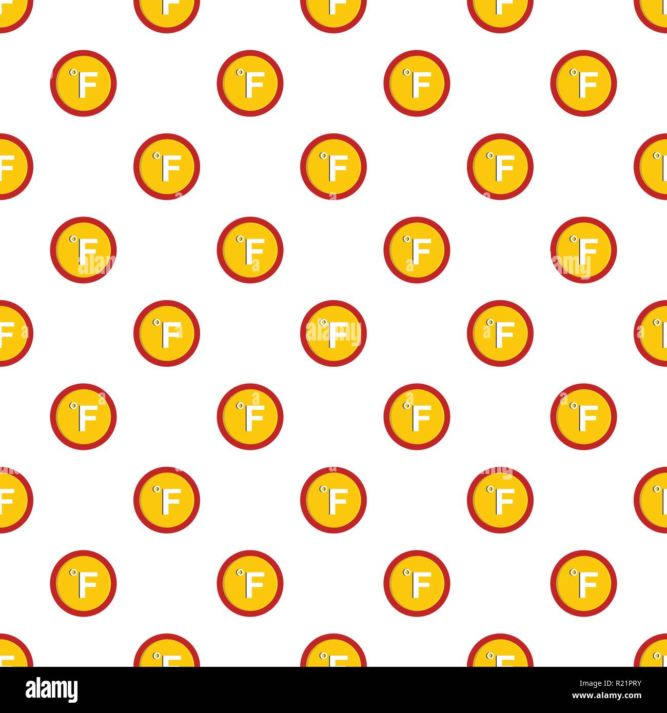 Fahrenheit pattern seamless in flat style for any design Stock Vector