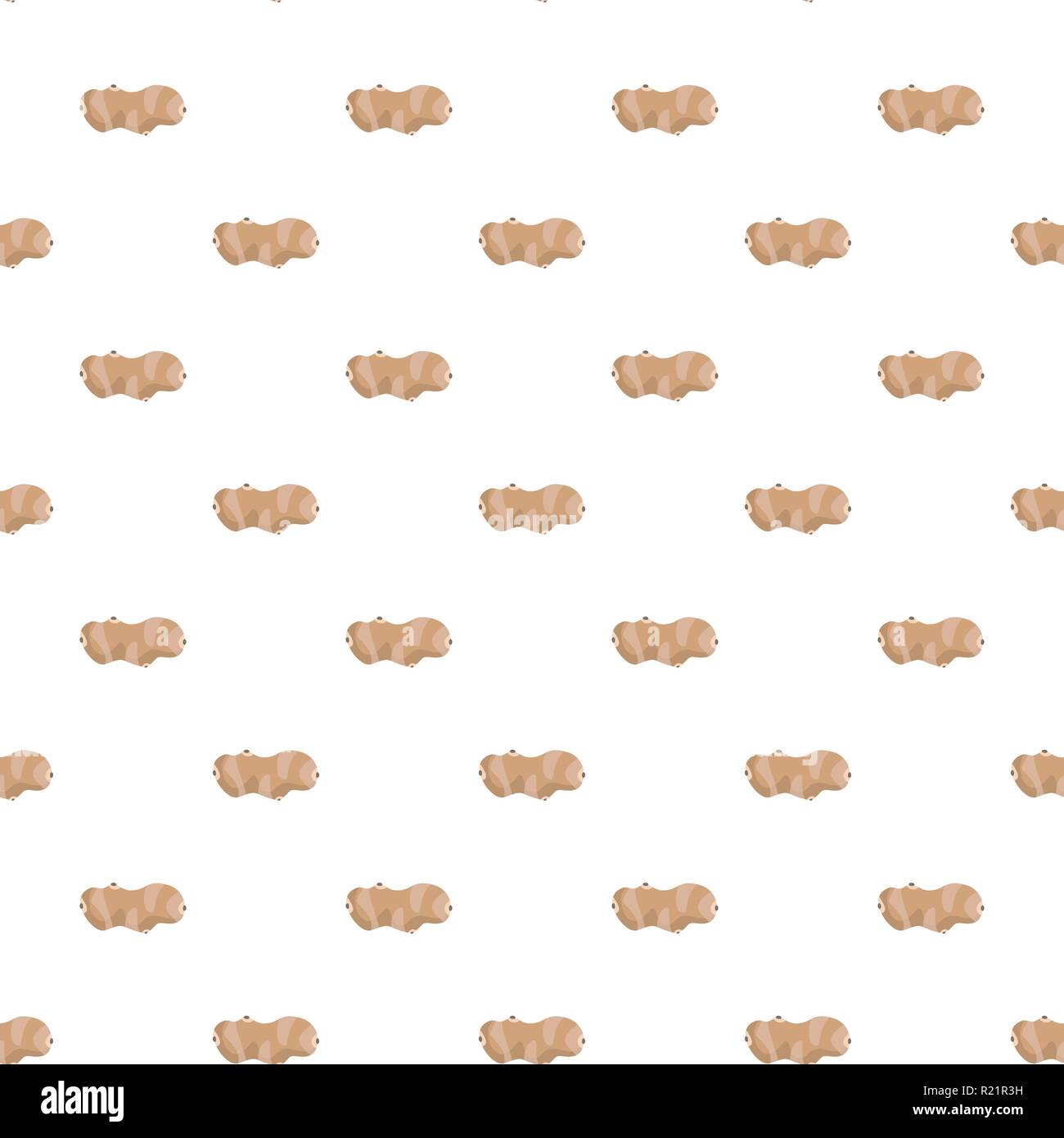 Topinambour pattern seamless in flat style for any design Stock Vector