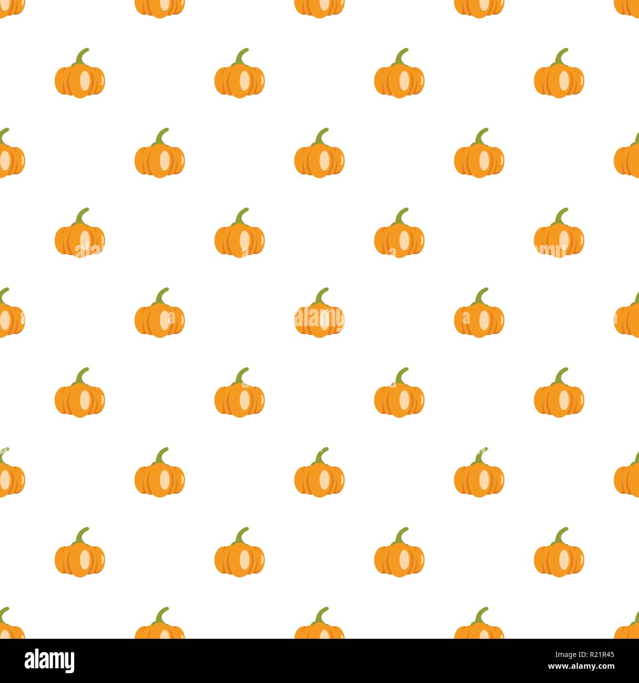 Pumpkin pattern seamless in flat style for any design Stock Vector ...