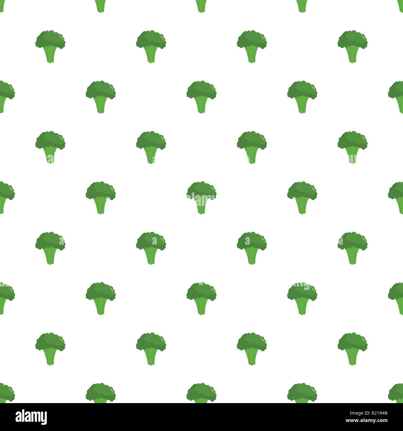 Broccoli pattern seamless in flat style for any design Stock Vector ...