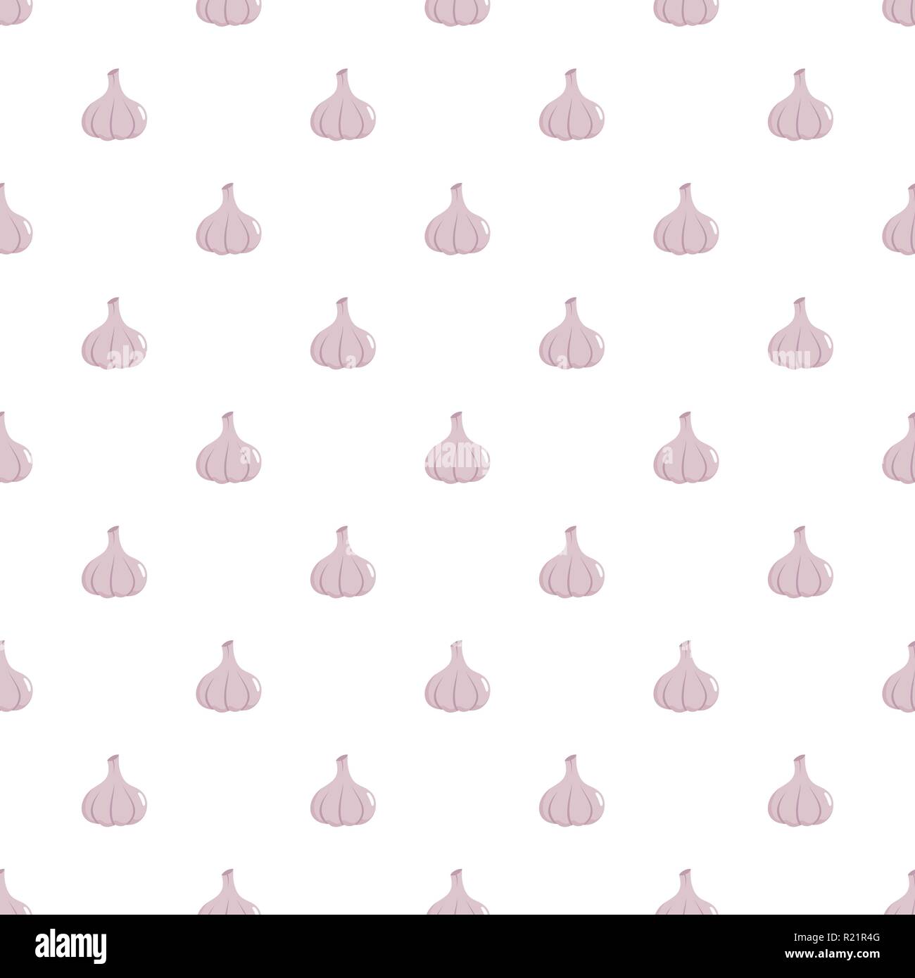 Vector Garlic Pattern Garlic pattern seamless in flat style for any design Stock Vector Image ...